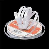 Лента атласная, 6 мм, 3001, белый