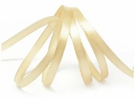 Лента атласная, 6 мм, 3009, бежевый