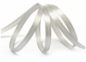 Лента атласная, 6 мм, 3107, серый