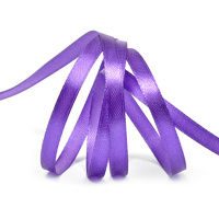 Лента атласная, 6 мм, 3118, фиолетовый