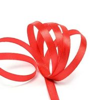 Лента атласная, 6 мм, 4264, красный