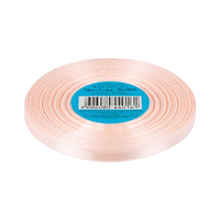 Лента атласная, 6 мм, 004, бл.розовый