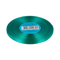 Лента атласная, 6 мм, 016, изумруд