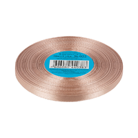 Лента атласная, 6 мм, 022, бежевый