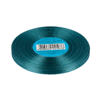 Лента атласная, 6 мм, 092, т.зелёный