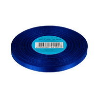 Лента атласная, 6 мм, 094, синий