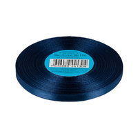 Лента атласная, 6 мм, 116, т.синий