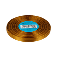 Лента атласная, 6 мм, 121, св.охра