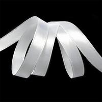 Лента атласная, 12 мм, 3001, белый