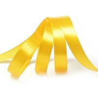 Лента атласная, 12 мм, 3018, т.жёлтый