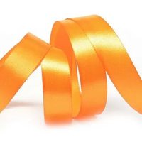 Лента атласная, 12 мм, 3020, ярк.оранжевый