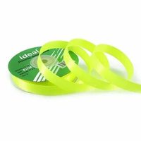 Лента атласная, 12 мм, 3037, ярк.салатовый