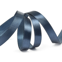 Лента атласная, 12 мм, 3168, т.синий