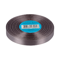 Лента атласная, 12 мм, 018, т.серый