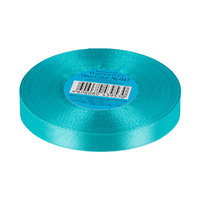 Лента атласная, 12 мм, 047, лазурный