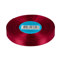 Лента атласная, 12 мм, 048, бордовый