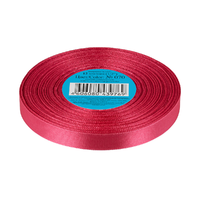 Лента атласная, 12 мм, 070, т.розовый