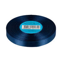 Лента атласная, 12 мм, 116, т.синий