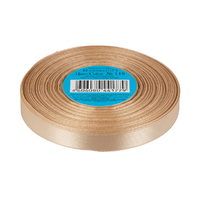 Лента атласная, 12 мм, 118, св.бежевый