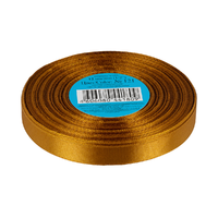 Лента атласная, 12 мм, 121, св.охра