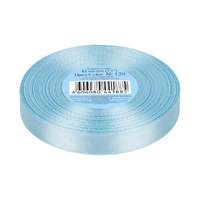 Лента атласная, 12 мм, 129, голубой