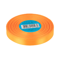 Лента атласная, 12 мм, 137, оранжевый