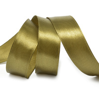 Лента атласная, 25 мм, 3151, хаки