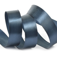 Лента атласная, 25 мм, 3168, т.синий