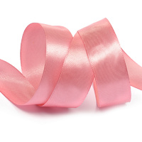 Лента атласная, 25 мм, 4149, розовый