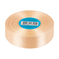 Лента атласная, 25 мм, 006, св.персиковый