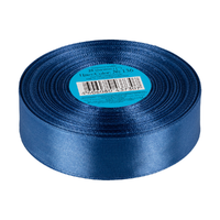 Лента атласная, 25 мм, 136, св.синий