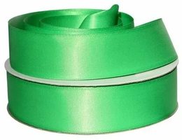 Лента атласная, 50 мм, 3038, зелёный