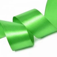 Лента атласная, 50 мм, 3041, зелёный