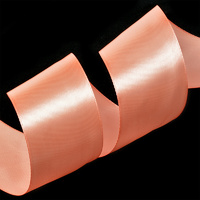 Лента атласная, 50 мм, 3068, персиковый