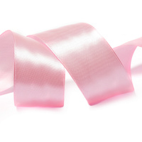 Лента атласная, 50 мм, 3077, св.розовый