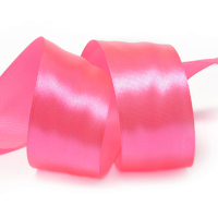 Лента атласная, 50 мм, 3080, ярк.розовый