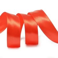 Лента атласная, 50 мм, 3093, алый