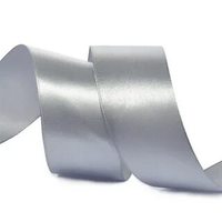 Лента атласная, 50 мм, 3107, серый