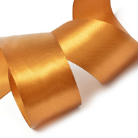 Лента атласная, 50 мм, 3128, т.золото