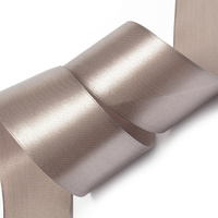 Лента атласная, 50 мм, 3169, серый