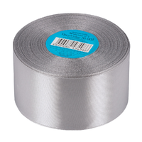 Лента атласная, 50 мм, 003, св.серый