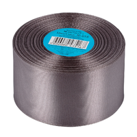 Лента атласная, 50 мм, 018, т.серый