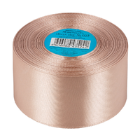 Лента атласная, 50 мм, 022, бежевый