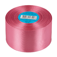 Лента атласная, 50 мм, 025, т.розовый