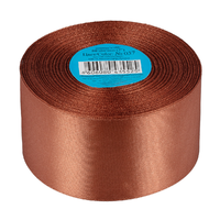 Лента атласная, 50 мм, 037, св.коричневый