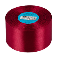 Лента атласная, 50 мм, 048, бордовый