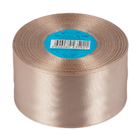 Лента атласная, 50 мм, 060, бежевый