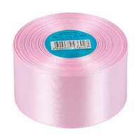 Лента атласная, 50 мм, 067, св.розовый