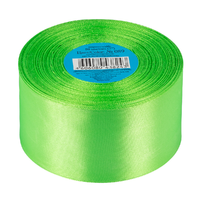 Лента атласная, 50 мм, 089, св.салатовый