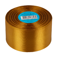 Лента атласная, 50 мм, 121, св.охра